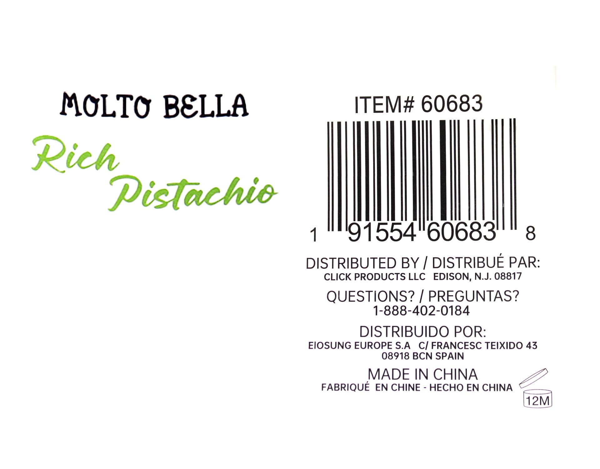 Molto Bella Rich Pistachio Hand Soap, Moisturizing Liquid Hand Wash with Elegant Fragrance, Pump Bottle, 21.3 fl oz 5 Pack