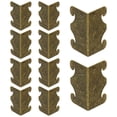 thumbnail image 1 of Uxcell 10 Paquete de Protectores de Esquina para Zócalos, Cubierta de Bisel Metálico Decorativa Vintage para Muebles de Madera, Mesa, Armario, Cajón, Bronce, 1 of 7