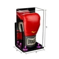 thumbnail image 2 of Deluxe Acrylic Boxing Glove Display Case with Mirror, Wall Mount and Purple Risers (A092-PR), 2 of 2