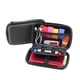 thumbnail image 1 of Organizador de accesorios electrónicos impermeable, bolsa de viaje portátil y de almacenamiento (negra), 1 of 6