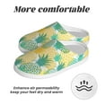 thumbnail image 6 of Haiem Pineapples1 Print Women's Fuzzy Memory Foam House Slipper Cozy Home Footwear Non-slip Winter Slippers-40/41, 6 of 7