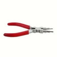 thumbnail image 3 of 6 in 1 Bail Making Pliers Wire Looping Forming Pliers with Non-Slip Comfort Grip Handle for 3mm to 9.5mm Loops and Jump Rings, Red, 3 of 11