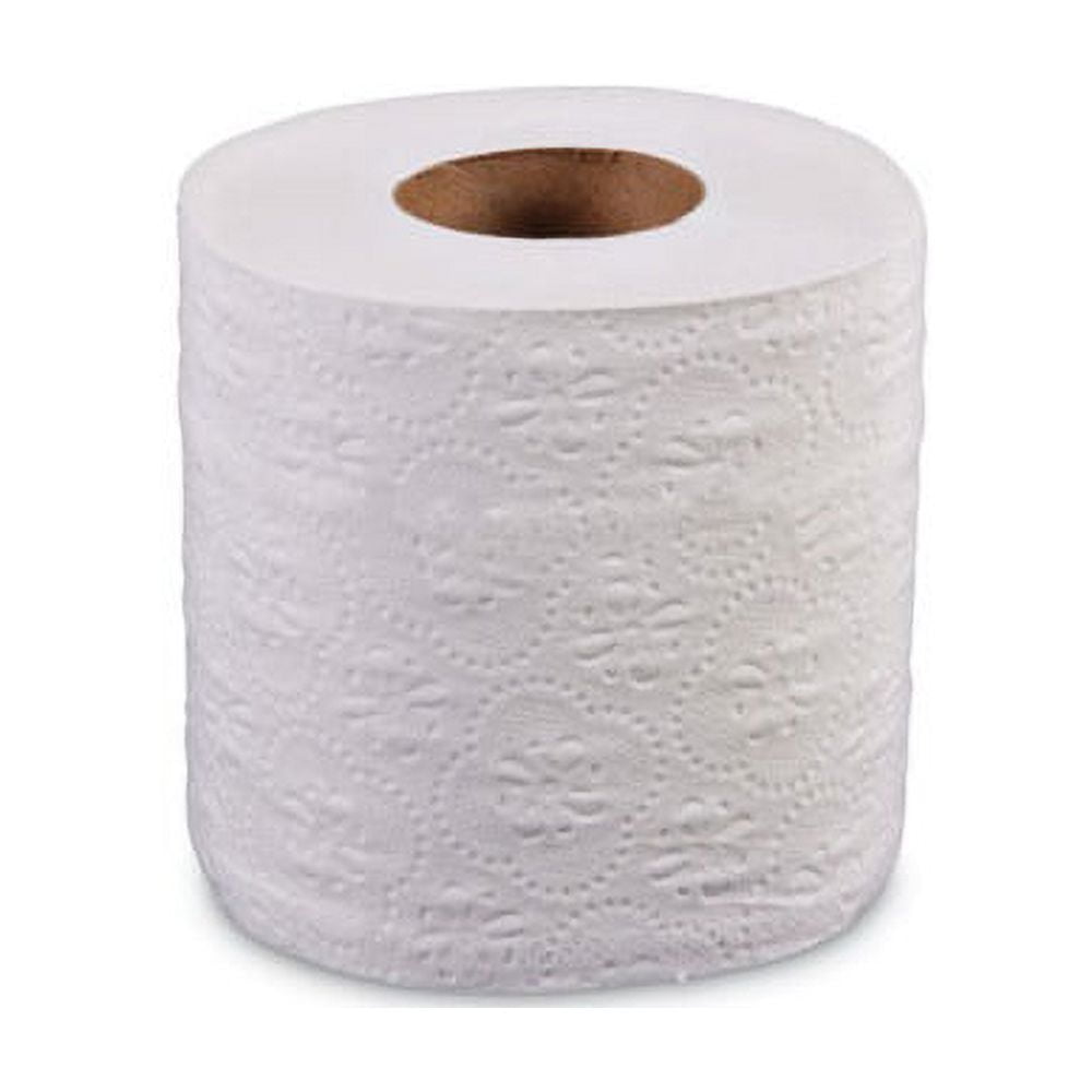 Boardwalk Bathroom Tissue Paper Standard, Septic Safe, 2-Ply, White, 4 x 3, 500 Sheets/Roll, 96/Carton
