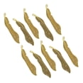 thumbnail image 6 of GUOOL 10 Pieces 110mm Gold Plated Metal Feather Bookmarks with Loop DIY Handmade Beading Book Markers School Office Reading Gift Crafts, 6 of 9