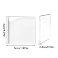 1 Pack DIY Clear Acrylic Fridge Magnet Craft Kit – 2x2 Inch Squares ...