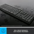 thumbnail image 5 of Logitech® MK235 Wireless Straight Full-Size Keyboard & Ambidextrous Optical Mouse, Black, 5 of 7