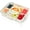 Serving Tray, variant on Divided Serving Tray with Lid and Handle, 8 Compartments Snack Box, Portable Platter for Candy Fruits Nuts, Snack Party Entertaining Picnic