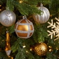 thumbnail image 6 of Holiday Shatterproof, 52 Count Christmas Tree Ornament Box Set, 80mm to 150mm with Reusable Tray, 6 of 11