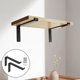 thumbnail image 1 of Soportes de estante de pared de Metal, soporte de estante flotante multiusos engrosado, soportes de estante para dormitorio, comedor y baño, 2 uds. 12 pulgadas, 1 of 8