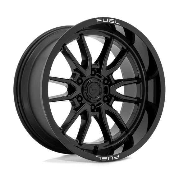 Fuel 1Pc D760 Clash 20X10 6X139.7 -18Et 106.1Cb Gloss Black Wheel