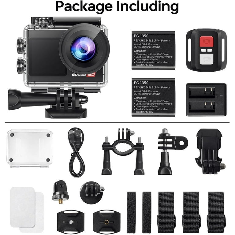 Speed 20 Action Camera 4K 60FPS Underwater Camera Speed 20 Action Camera 4K 60FPS Underwater Camera
