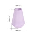 thumbnail image 2 of Unique Bargains Light Purple Bell End Stopper Cord Rope Lock for Drawstring Bag, 20 Pack, 2 of 5
