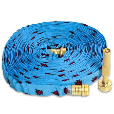 Series Mpr Nozzle - 50' HydroHose Deigner Series w/Adjustable Brass Nozzle, Lady Bug