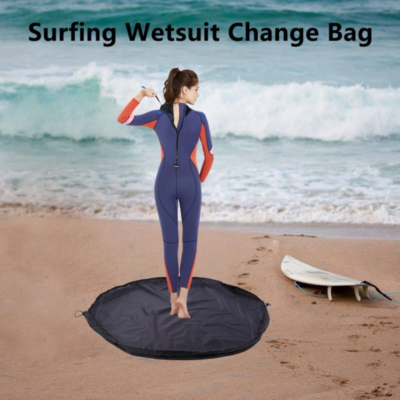 Tongina Portable Surf Changing Mat Scuba Diving Waterproof Wetsuit Change Mat Dry Bag for Surfing Swimming Water Sports 