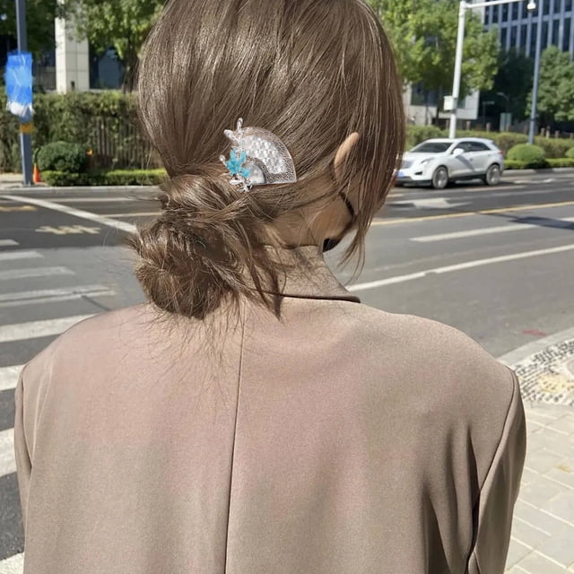 unbranded Accesorios De De Estilo Chino Plateados Con Borlas Para Moños Y Eventos Formales