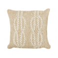 thumbnail image 1 of Liora Manne 7FP8S163612 Hand Tufted Frontporch Ropes Square Pillow, Natural - 18 in., 1 of 1