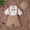 Khaki#F, variant on JCCXIN Outfit Sets Boys Summer Gentlemen's Suit Short Sleeved Shirt With Bow Suspenders Shorts Hat Three Piece Children Suit Cute Clothes Sets