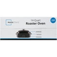 Mainstays 20 Pound 14 Quart Black Turkey Roaster with HighDome Lid