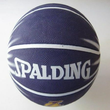 UPC 029321637245 product image for LA Lakers Spalding Offical Team Logo Outdoor Basketball | upcitemdb.com