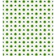 thumbnail image 3 of Floral Duvet Cover Set, Clover Flowers Green Dots Cultural Irish St. Patrick's Day Pattern, Decorative 3 Piece Bedding Set with 2 Pillow Shams, Queen Size, Lime Green Dark Green, by Ambesonne, 3 of 3