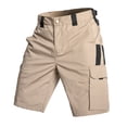 thumbnail image 2 of Athletic Tactical Cargo Shorts Mens Durable, Quick-Dry & Lightweight for Workout Hiking Shorts & Outdoor Shorts(No Belt) Khaki XL, 2 of 7