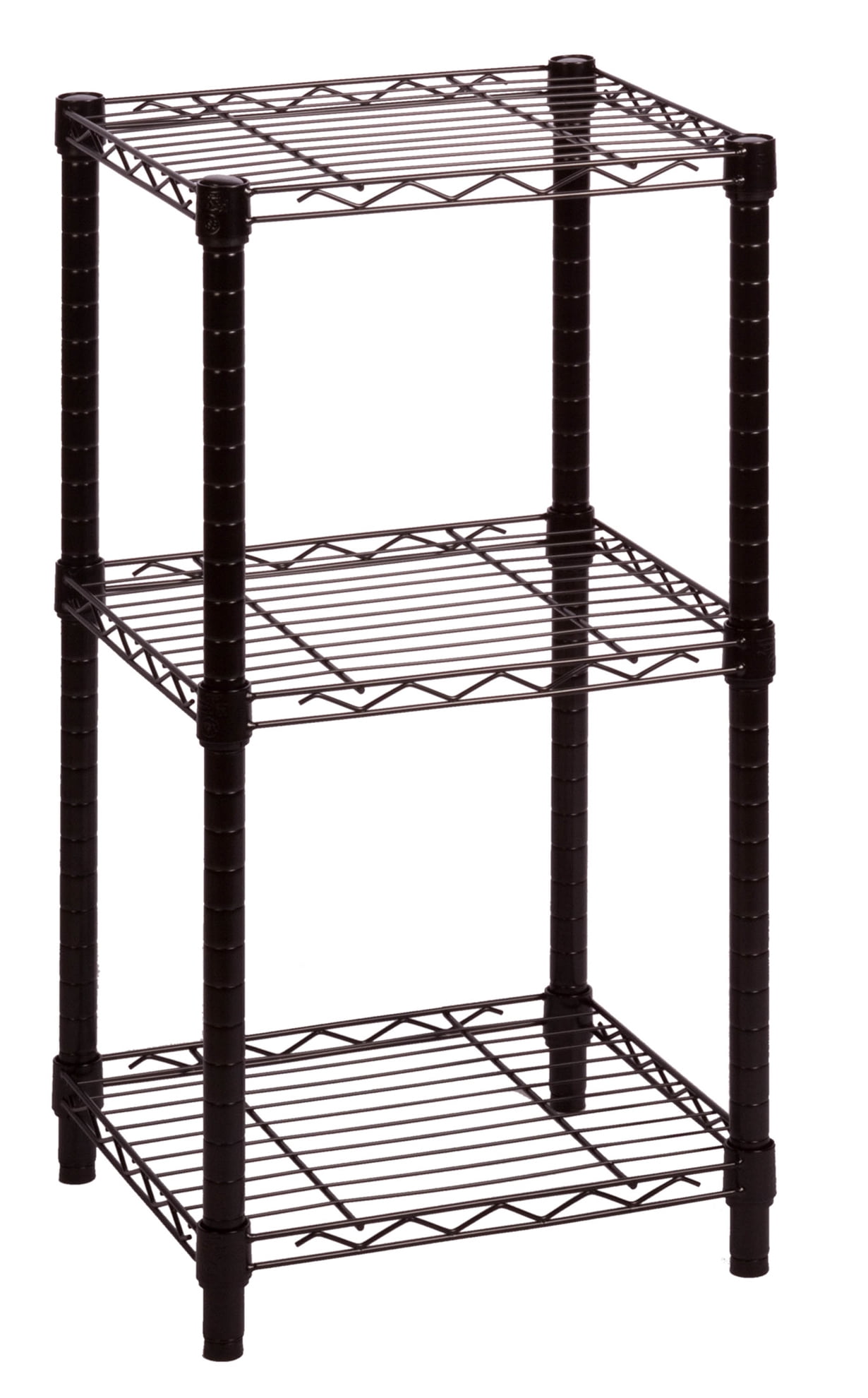 Honey Can Do 3 Tier Black Wire Shelving, Black Wire Shelving
