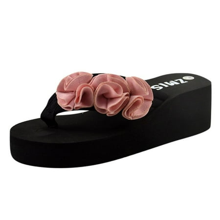 

HSMQHJWE Foldable Flip Flops For Women Purse Flip Flops Women Size 8 Memory Foam Flower Fashion Slippers Flops Toe Clip Summer Wedges Flip Non-Slip Beach Women S Women S Slipper Tan Thong Sandals Wo