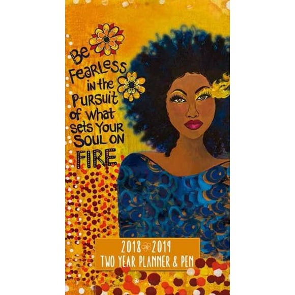 Shades of Color 2018-2019 African American Two Year Checkbook Planner, Soul On Fire (C133)