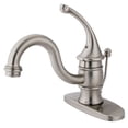 thumbnail image 2 of Kingston Brass KB3405GL Single Handle Mono Deck Lavatory Faucet with Retail Pop-up & Optional Deck Plate, 2 of 3
