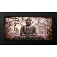 thumbnail image 2 of Ferriz, Jose 18x11 Black Modern Framed Museum Art Print Titled - Buddha in tree lilac, 2 of 5