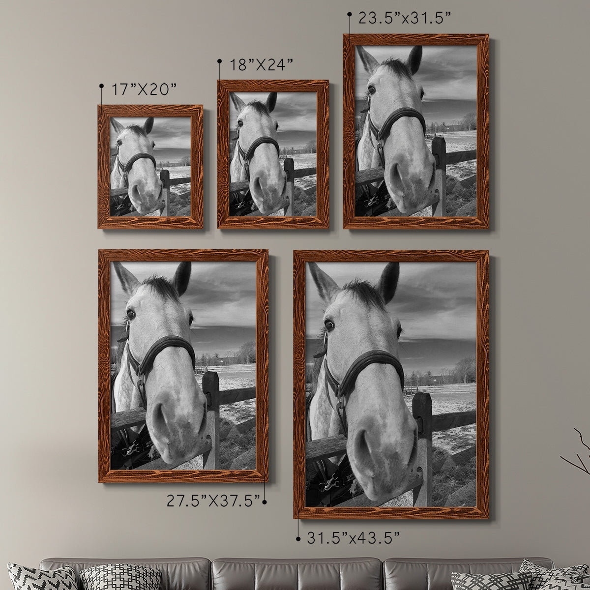 Caen - Premium Framed Canvas 2 Piece Set - Ready to Hang