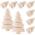 thumbnail image 1 of 10 Pcs Décorations de Sapin de Noël en Bois Non Fini, Décorations de Sapin de Noël, Artisanat en Bois Non Fini, 1 of 9