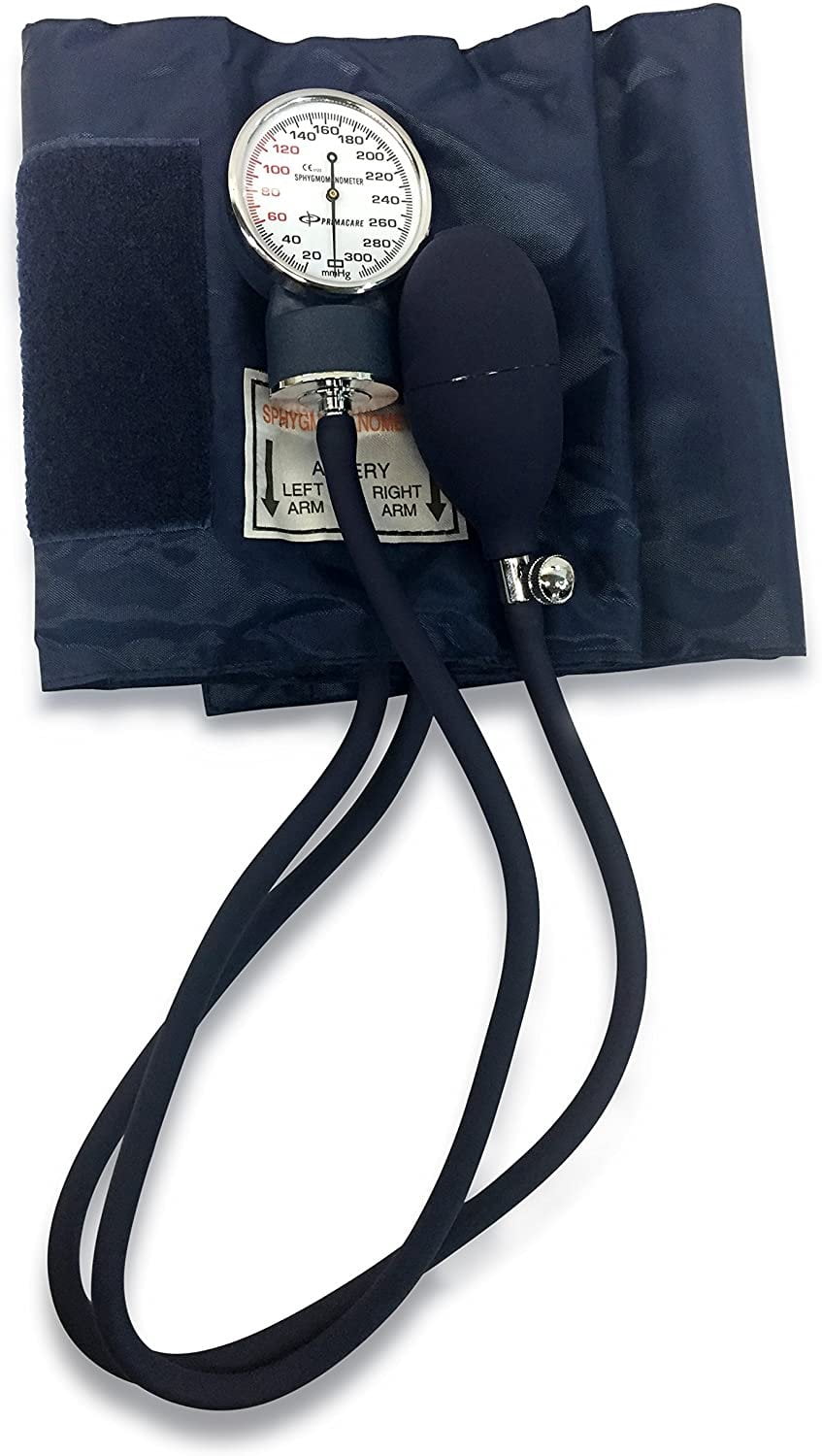 Primacare DS-9196 Classic Series Large Adult Blood Pressure Kit with D-Ring Cuff and Stethoscope