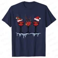 thumbnail image 1 of Camisetas navideñas de vino para mujer, ropa, camisetas divertidas de dibujos animados, camiseta de moda Kawaii, camisetas coreanas para mujer, camisetas navideñas para vino, 1 of 5