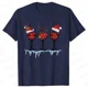 thumbnail image 1 of Camisetas navideñas de vino para mujer, ropa, camisetas divertidas de dibujos animados, camiseta de moda Kawaii, camisetas coreanas para mujer, camisetas navideñas para vino, 1 of 5