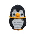 thumbnail image 1 of Ramiter Handmade Wool Crochet Cute Doll Penguin Funny Expression Bag Crochet Buckle Pendant, 1 of 5