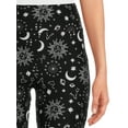 thumbnail image 4 of No Boundaries Juniors Print Flare Pants, 32" Inseam, Sizes XS-XXXL, 4 of 5