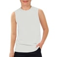 thumbnail image 2 of Nestiefly Boys Athletic Tank Tops Quick Dry Sleeveless Shirts Basketball Undershirts Kids Workout T-Shirts 2026 Light Gray 110, 2 of 4