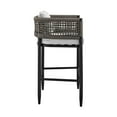 thumbnail image 5 of Armen Living Alegria 26" Aluminum Outdoor Counter Height Bar Stool in Gray, 5 of 11