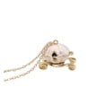 thumbnail image 6 of Pink Pumpkin Carriage Cinderella Style Necklace Fairy Tale anti-tarnish pendant Jewelry-14, 6 of 7