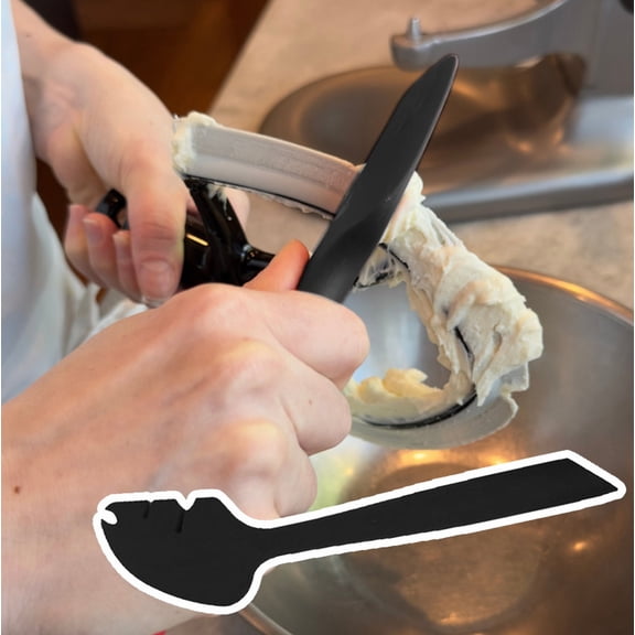 QIDESHIP Beater Blade, Silicone Spatula for Mixer Beater Scraper Non Stick Spatula for Baking Scraping Mixing Cooking Heat Spatulas for Kitchen Aid Mixer Accessories Multipurpose Kitchen Tools