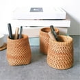 thumbnail image 5 of Pen Holder B, Hand Woven Tea Braided Pen Pen Holder Handmade Pen Storage Box Creative Pen Pen Cup Desk Storage Decoration, 5 of 6
