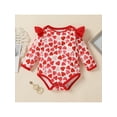 thumbnail image 6 of Blotona Unisex Baby Cotton Romper Set Long Sleeve Animal/Flower Prints Jumpsuit 2Pcs Outfit, 6 of 9