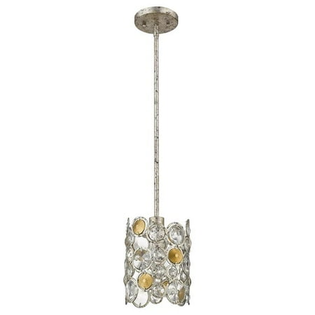 

Trend Lighting TP20003ASL Vitozzi 1-Light Antique Silver Leaf Pendant