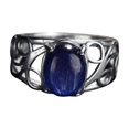 thumbnail image 6 of Women's Retro Ring with Natural Gemstone Hollow Pattern Copper Band Statement Ring for Her Vintage Inspired Jewelry Gift US Size 6 7 8 9 10, 6 of 6