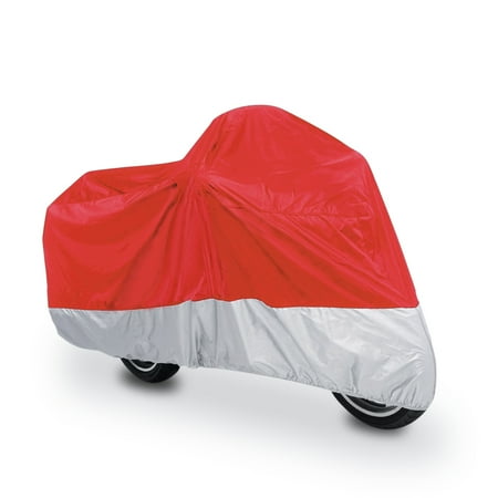 Xl 180t All Weather Motorcycle Cover Outdoor Uv Protector For Harley Xl 180t All Weather Motorcycle Cover Outdoor Uv Protector For Harley Davidson Red Silver