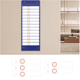 thumbnail image 3 of Kilougeis 2026 New Daily Schedule Pocket Chart, Pockets Scheduling for Students, Pocket Chart with 18 Reusable Erasable Cards, Portable Hanging Pocket Chart for Classroom office Home, 3 of 3