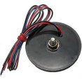 thumbnail image 2 of Led Trailer Lights, 12v Tail Light 2pcs Led Round Reflector Brake Light Led Marker Light (white2pcs), 2 of 4