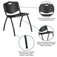 thumbnail image 5 of Flash Furniture HERCULES Series 880 lb. Capacity Black Plastic Stack Chair, 5 of 12