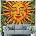 thumbnail image 4 of Chilfamy Orange Sun Tapestry Plant Tapestry Vintage Indie Boho Tapestry Wall Hanging with Sunflowers Butterfly Moth Constellation Aesthetic Wall Tapestries  Painting, 4 of 6